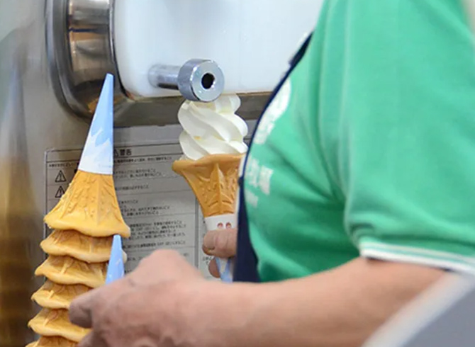 ソフトクリームのイメージ