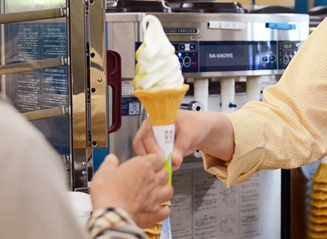 ソフトクリームのイメージ