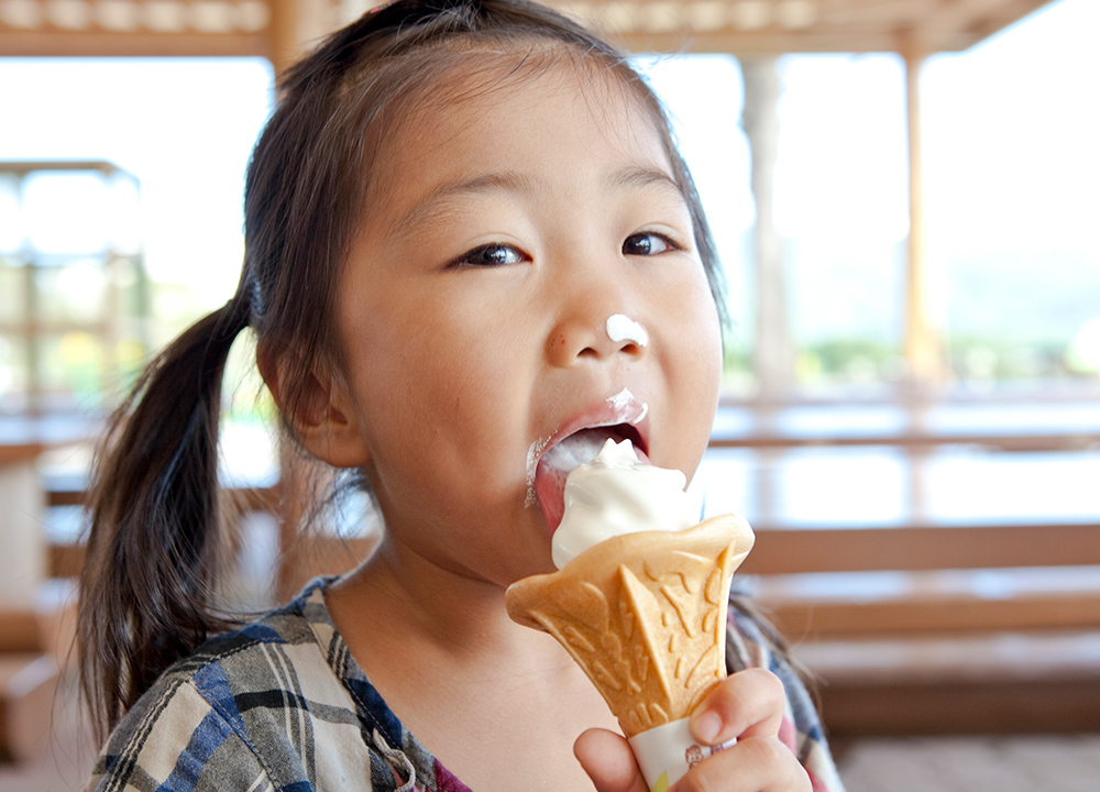 お昼ご飯はまきばのレストランでゆっくり