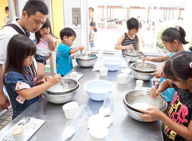 アイスクリーム手作り体験