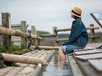足湯 footbath