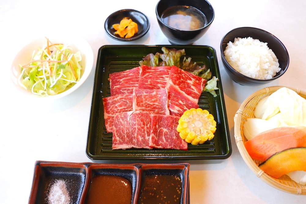 高千穂牧場,牛カルビセット,高千穂牧場ランチ